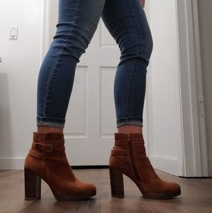 Brown Suede Boots